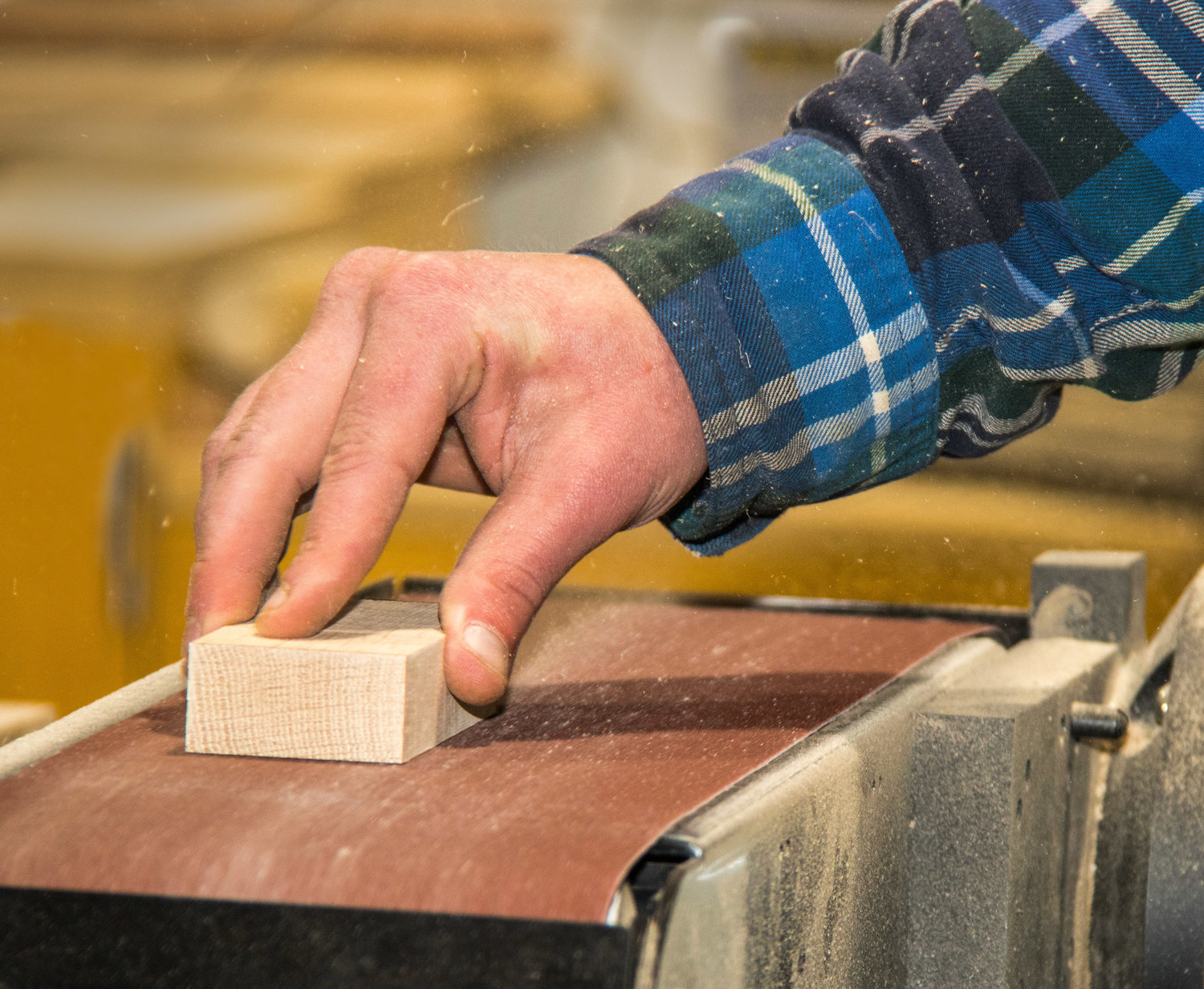 Furniture surface being prepared during a complete restoration