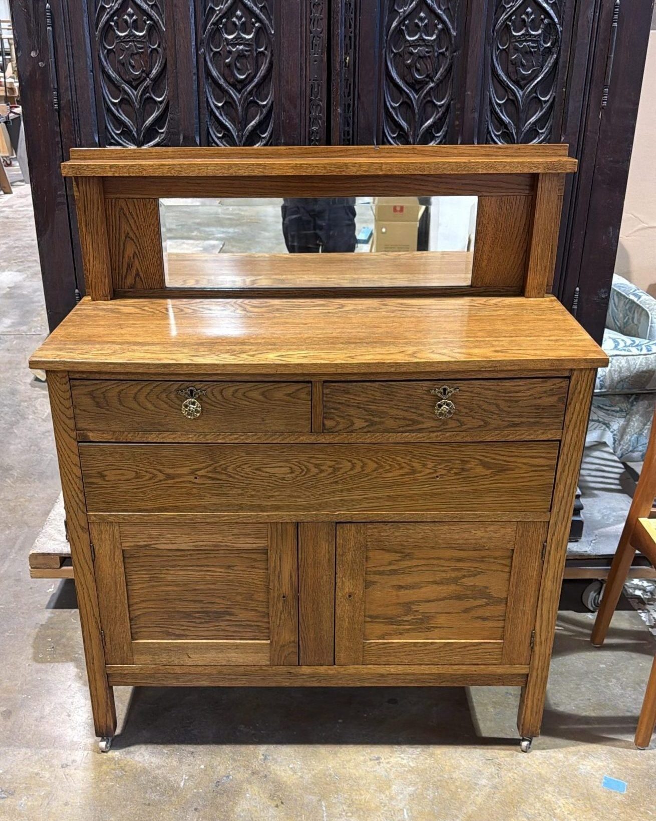 Oak furniture restoration Oak dresser restoration
