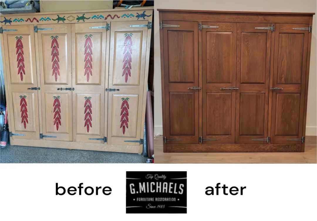 Pine closet restoration<br />
