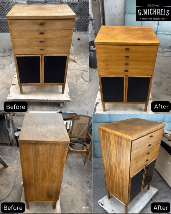 Wood Cabinet Restoration