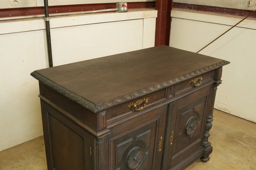 Antique cabinet restored and refinished - after<br />
