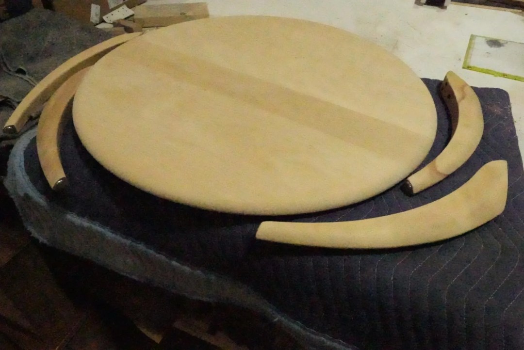 Heywood-Wakefield Coffee Table - before restoration