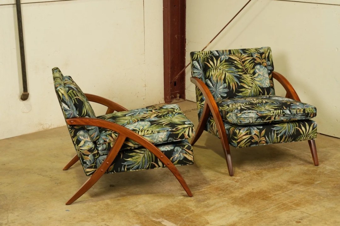 Wood chair and upholstery restoration at G. Michael's in Fort Collins