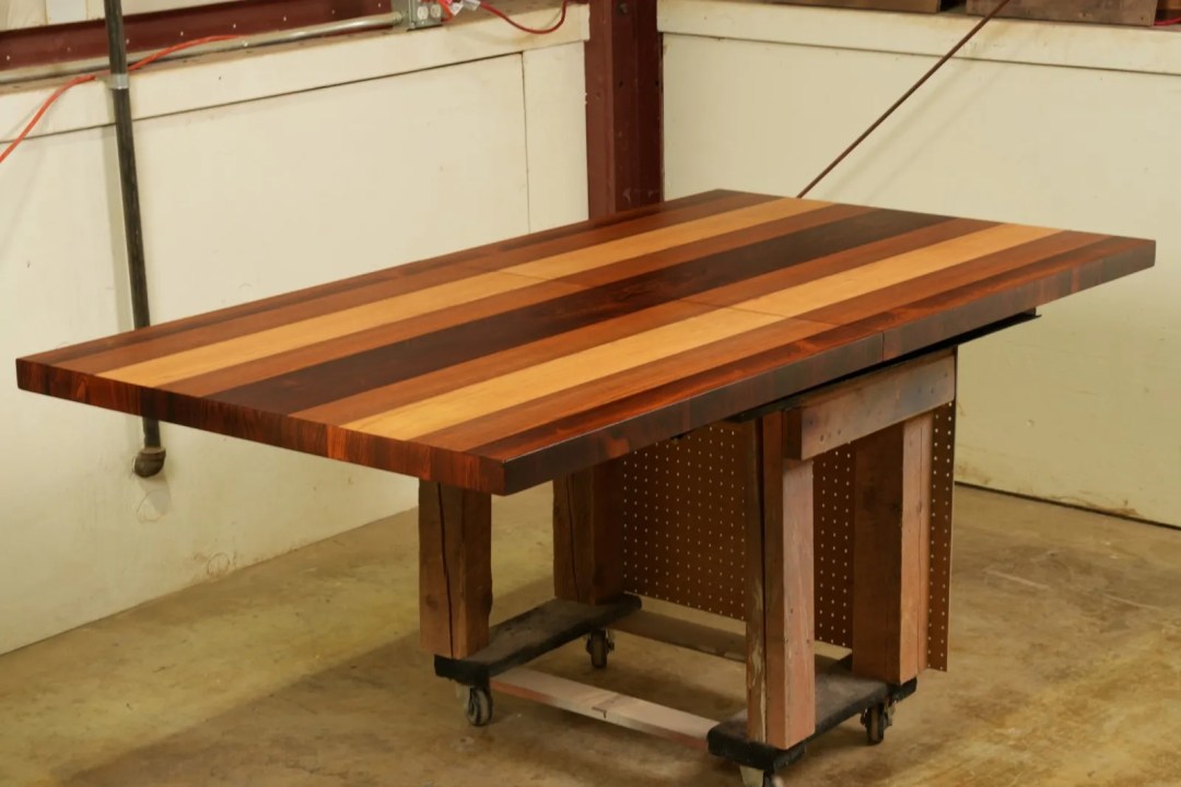 Wood Dining Table Restoration in Fort Collins - After