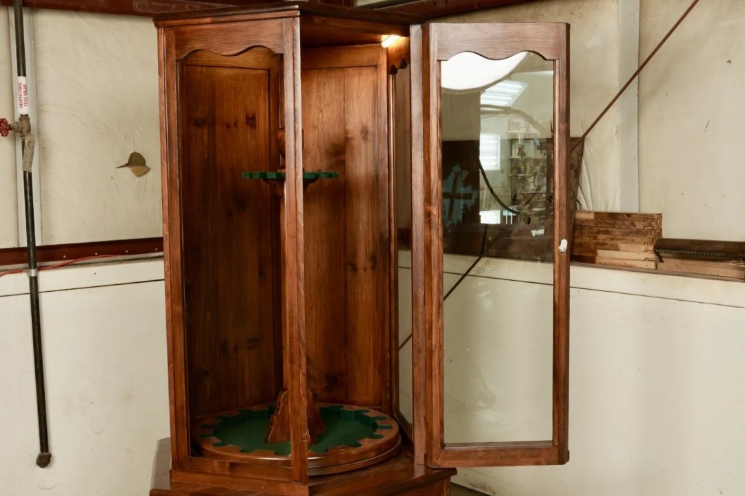 Wood Cabinet Restored - After