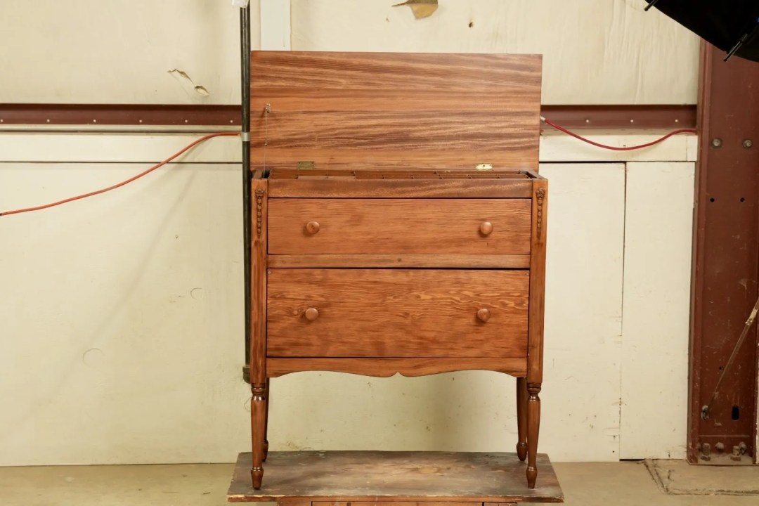 Antique dresser after refinishing by G. Michael's